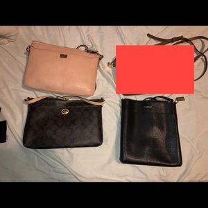 All 3 Coach crossbodies!